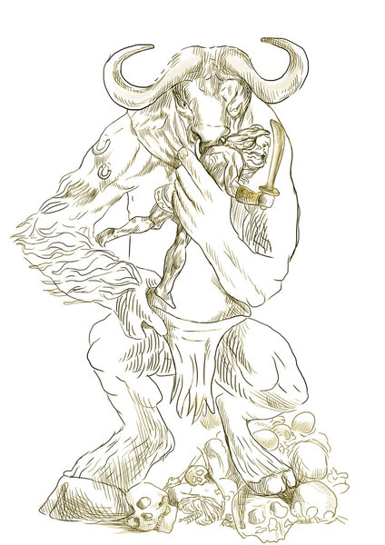 Минотавр и Тесей
