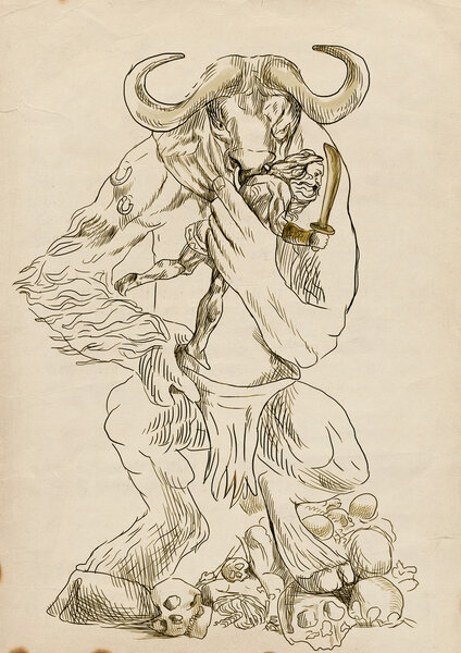 Минотавр и Тесей
