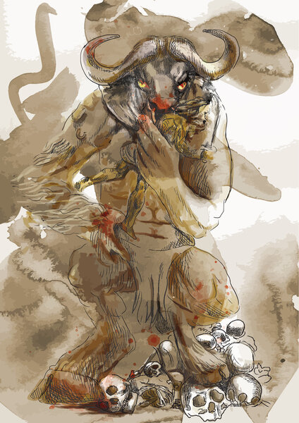 Минотавр и Тесей
