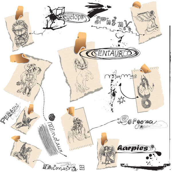 Коллекция мифических персонажей
