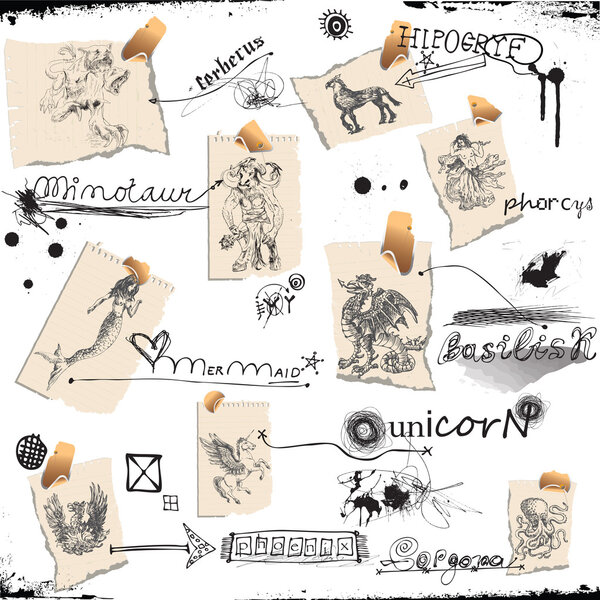 Коллекция мифических персонажей
