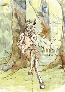 Pan (God) vector Pan (God) vector