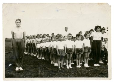 grup çocuk - küçük sporcular