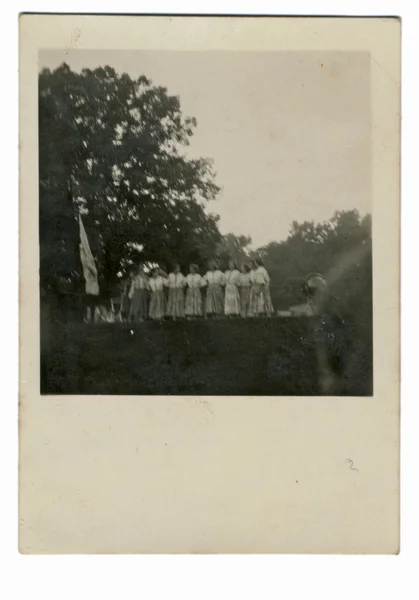 Femmes dansant sur scène — Photo