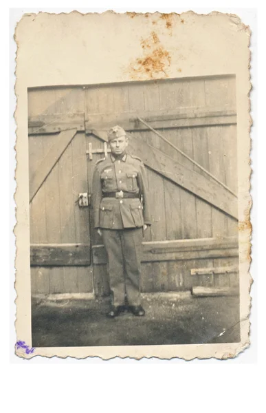 Soldado alemán — Foto de Stock