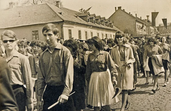 Mei dag parade — Stockfoto