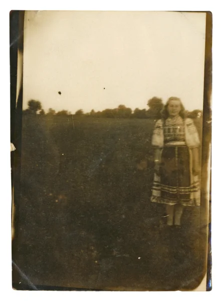 Kobieta w tradycyjnym stroju — Zdjęcie stockowe