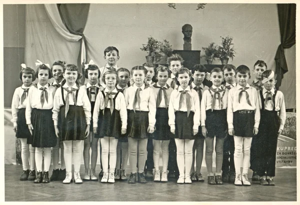 Colegas de classe - pioneiros — Fotografia de Stock