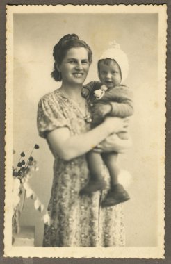Anne ve çocuğu.