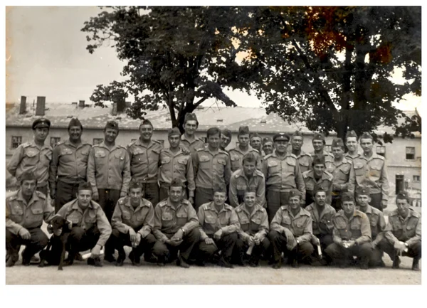 Grupo de soldados — Fotografia de Stock