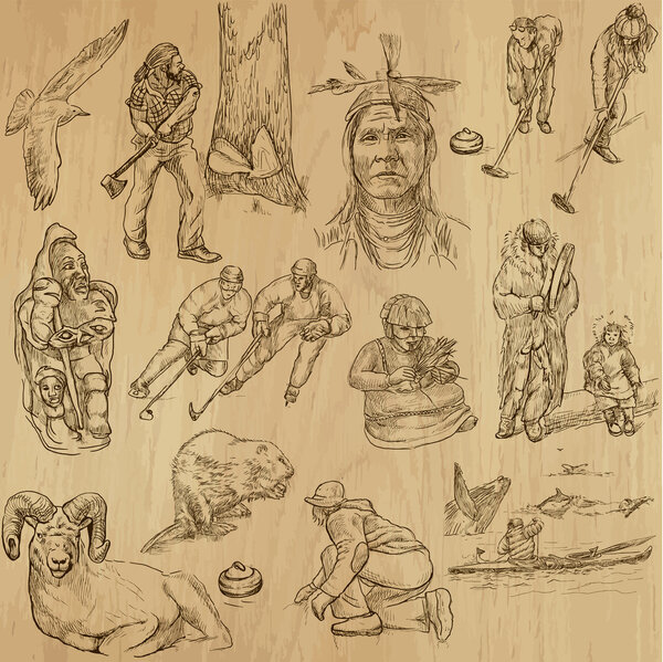 Канада 2 - векторный набор
