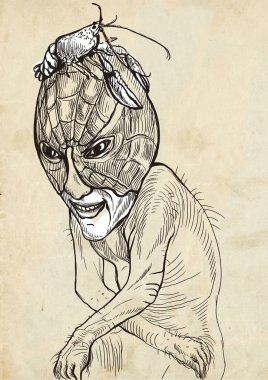 korkutucu - hüzünlü canavar