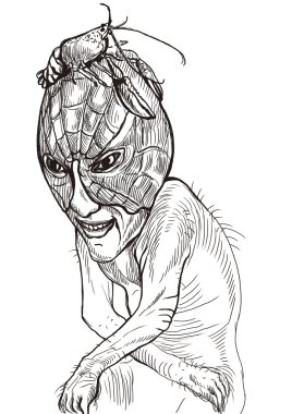 korkutucu - hüzünlü canavar