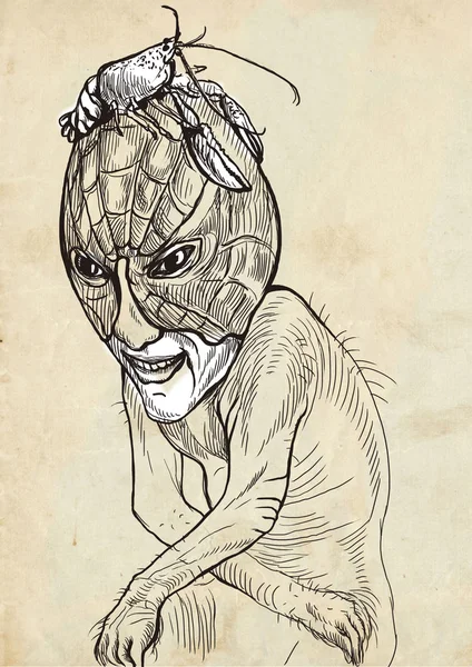 korkutucu - hüzünlü canavar