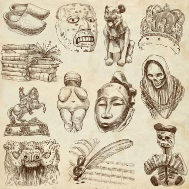 Native and old art - IV clipart