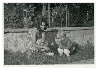 Genç kadın.