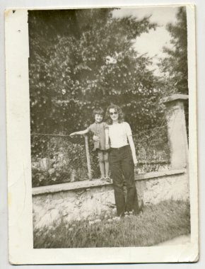 Genç kadın.