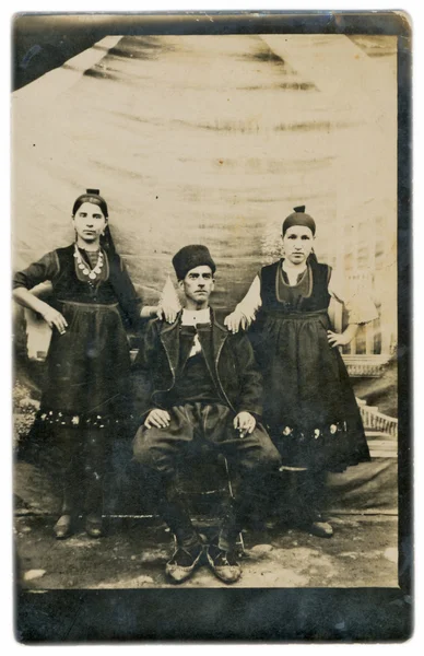 Rodziny, człowiek i dwie kobiety — Zdjęcie stockowe