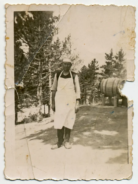 Cocinero militar — Foto de Stock