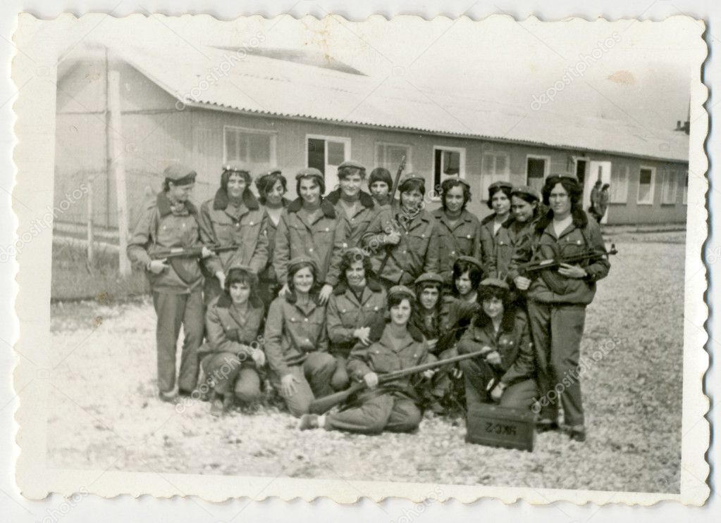 Women in military uniform