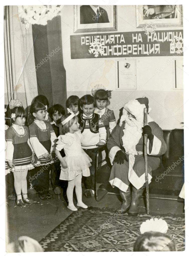 In kindergarten, Santa Claus