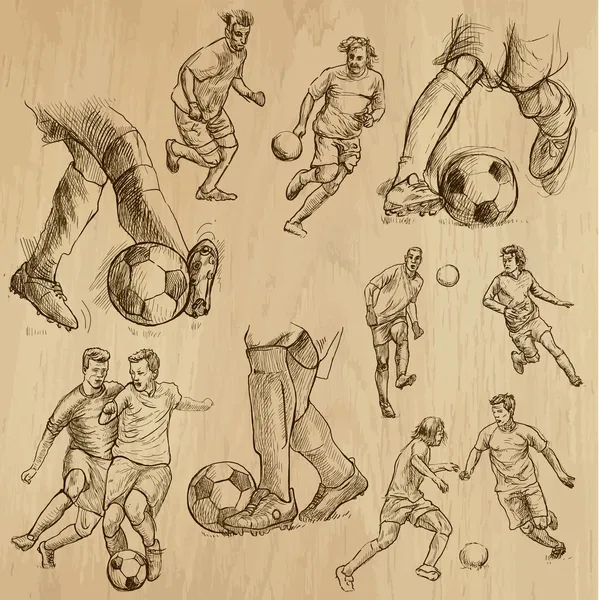 Fußball — Stockvektor