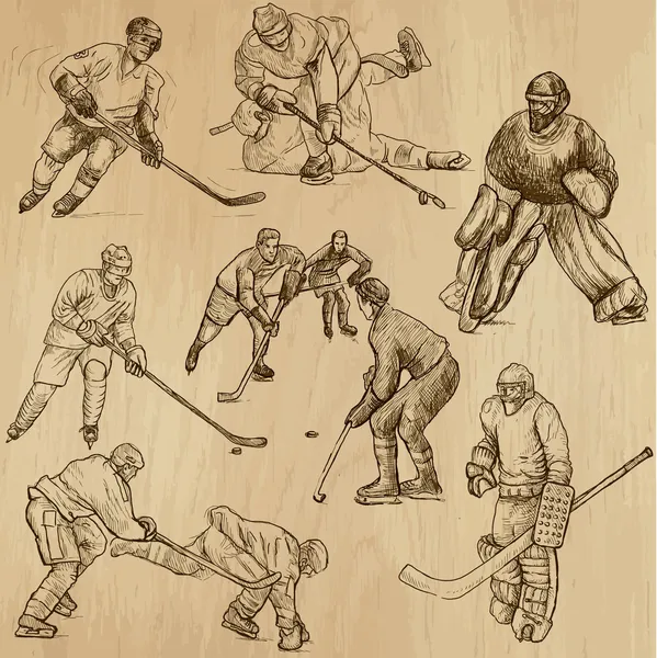 Hockey sur glace — Image vectorielle