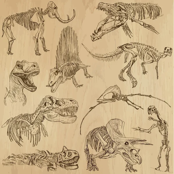 Dinosaures — Image vectorielle