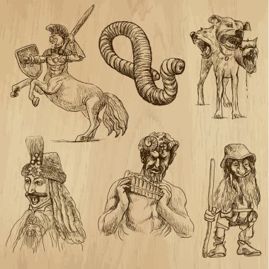 Myths and Monsters vector Myths and Monsters vector
