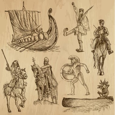 savaşçılar, asker ve kahramanlar