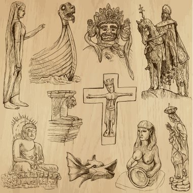 yerli ve eski sanat - vektör no.12 ayarla