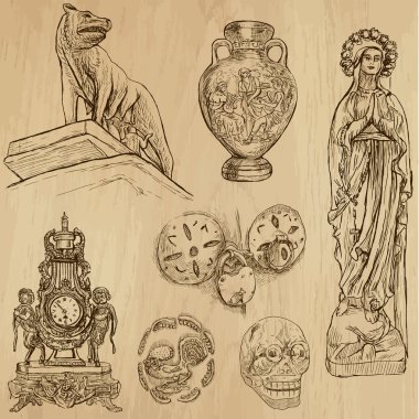 yerli ve eski sanat - vektör kümesi No 11