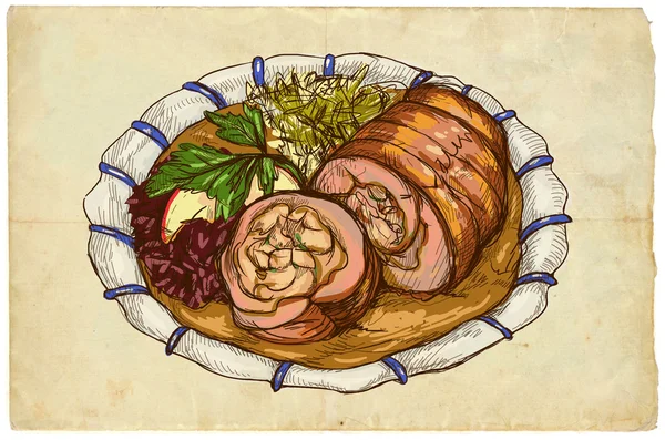 From the series food: Roulade — Stock Photo, Image