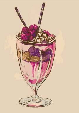 tatlılar - elle çizilmiş şekil