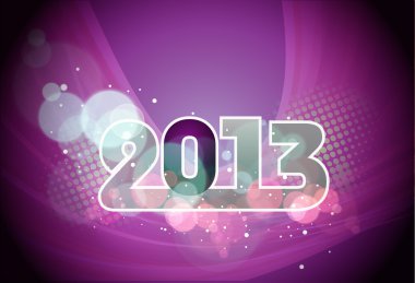 mutlu yeni yıl tebrik kartı 2013 .