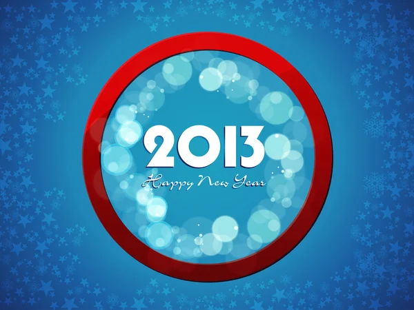 Résumé Carte de vœux du Nouvel An 2013, eps10 — Image vectorielle