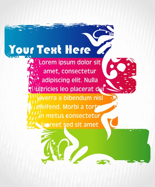 Vector grunge papier vooruitgang achtergrond met ruimte voor uw tekst — Stockvector