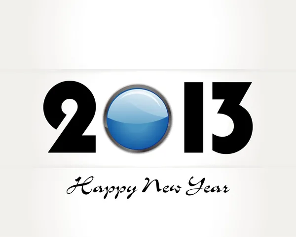 Nouvelle année 2013 design / carte de vœux, vecteur eps10 — Image vectorielle