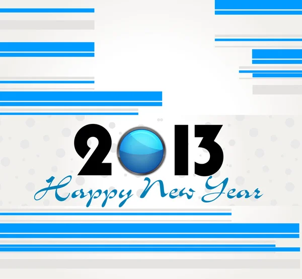 Yeni yıl 2013 tasarım / tebrik kartı, vektör eps10 — Stok Vektör