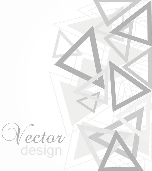 Abstraktní vektorová ilustrace flayer designu, eps10 — Stockový vektor