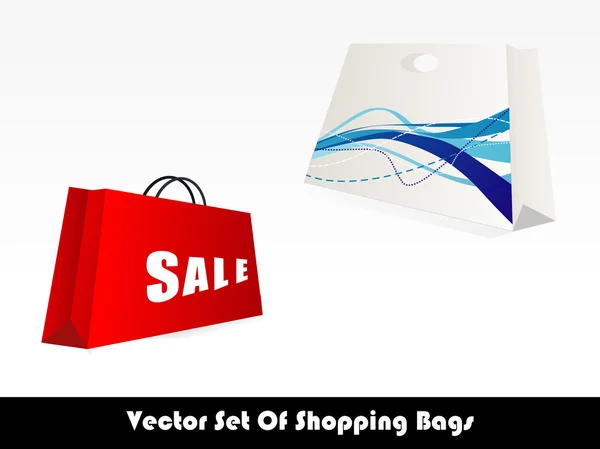 Set di borse colorate vettoriali, eps10 — Vettoriale Stock