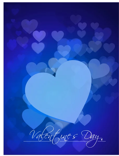 Abstract valentine's day background with hearts, eps10 — Stock Vector