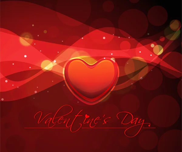 Abstract valentine 's day background with hearts, eps10 — стоковый вектор