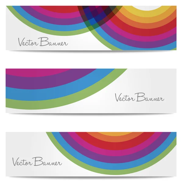 Webbplats header eller banner set — Stock vektor