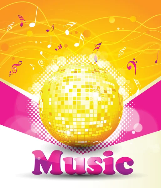 Abstract party background for music event . — Stock Vector
