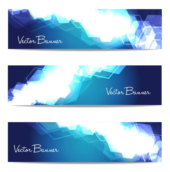 Vector website header or banner set. EPS 10. — Stock Vector