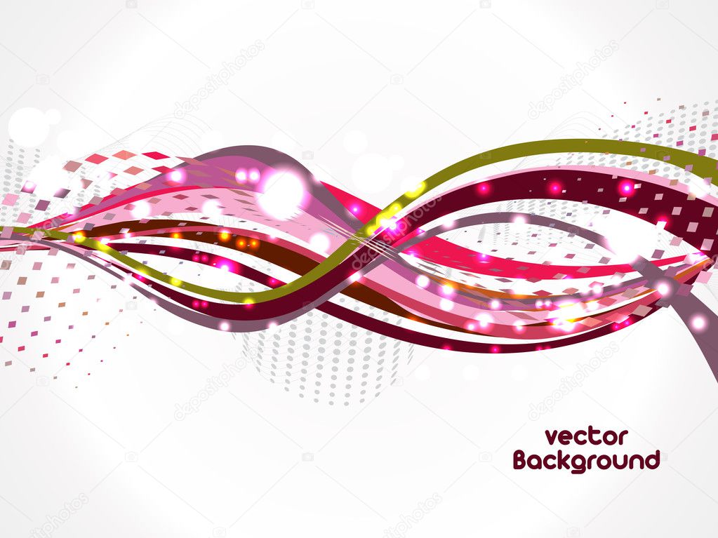 Abstract wave background composition Can be used for flyers and