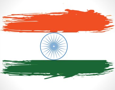 Hint üç renkli bayrak Cumhuriyet günü konsepti için yaratıcı vektör çizim