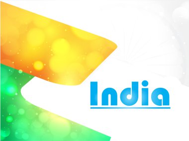 Hint üç renkli bayrak Cumhuriyet günü konsepti için yaratıcı vektör çizim