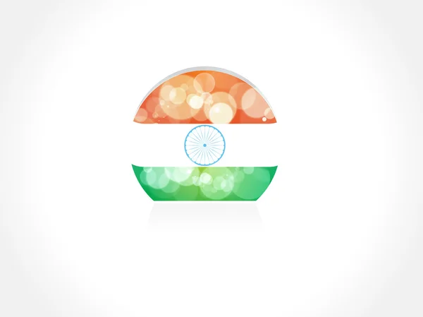 Creative vector illustration of Indian tri-colour flag for Republic Day concept — Stock Vector